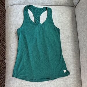 Vuori Teal Racerback Tank Top